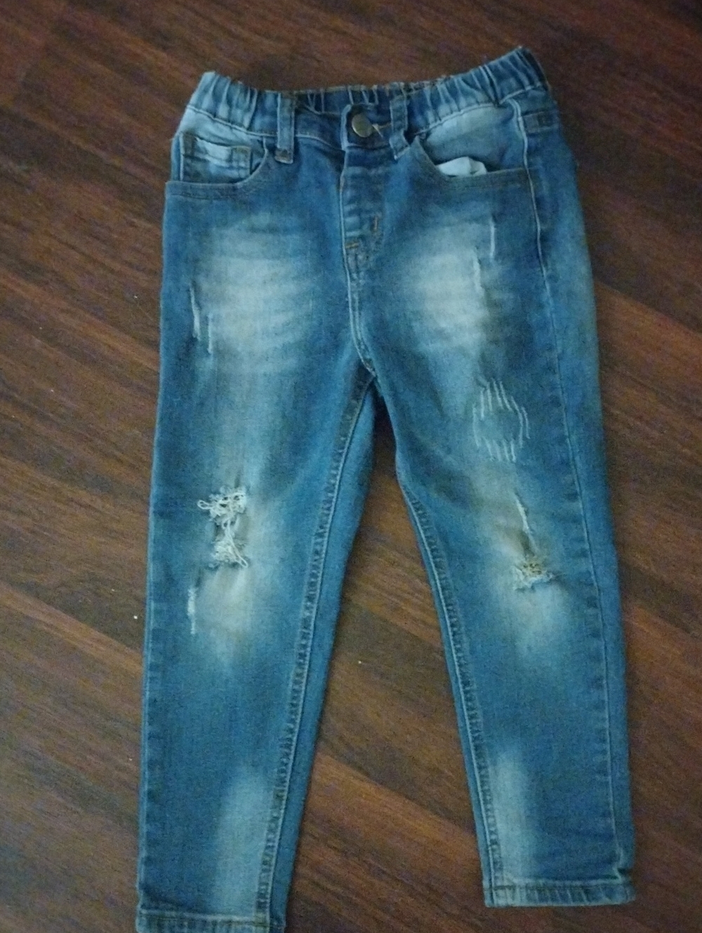 SHEIN Kids Blue Denim Jeans